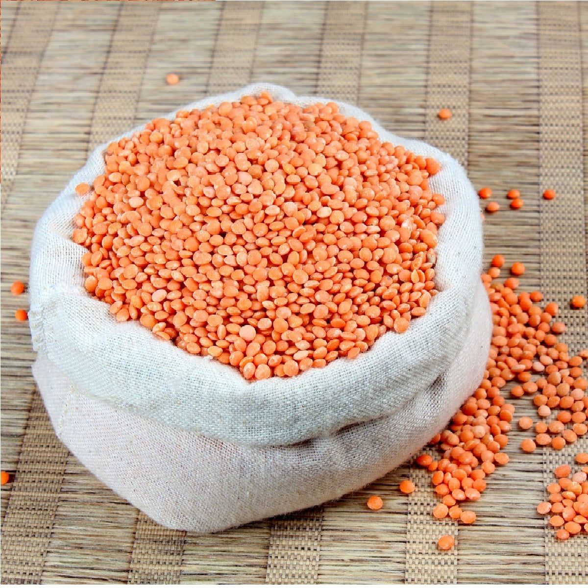 Masoor Dal - Premium Red Lentils 1kg