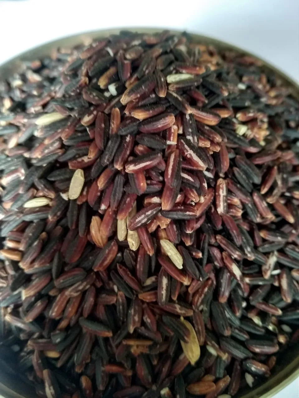 Premium Black Rice - Antioxidant-rich forbidden rice with deep purple-black color and nutty flavor
