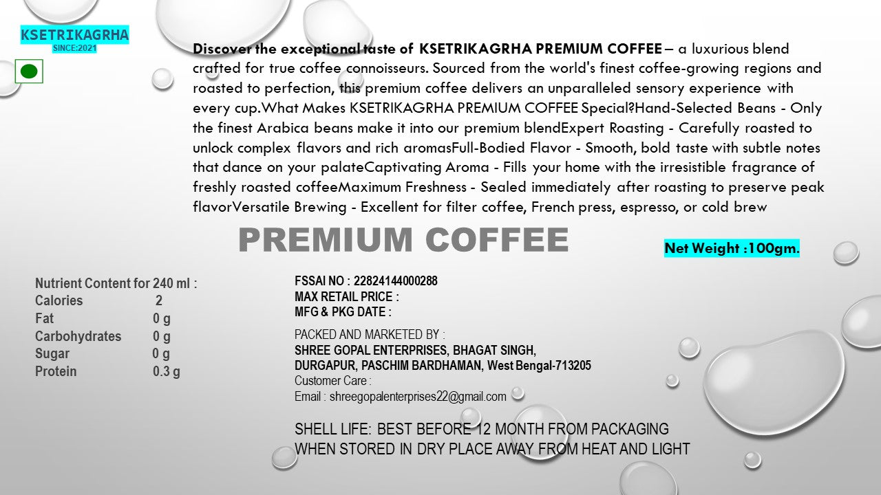 KSETRIKAGRHA PREMIUM COFFEE 100 grams