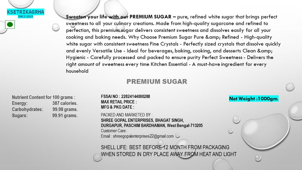 PREMIUM SUGAR 1KG