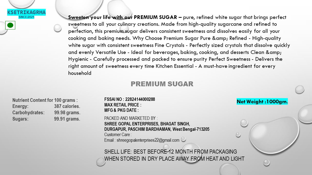 PREMIUM SUGAR 1KG